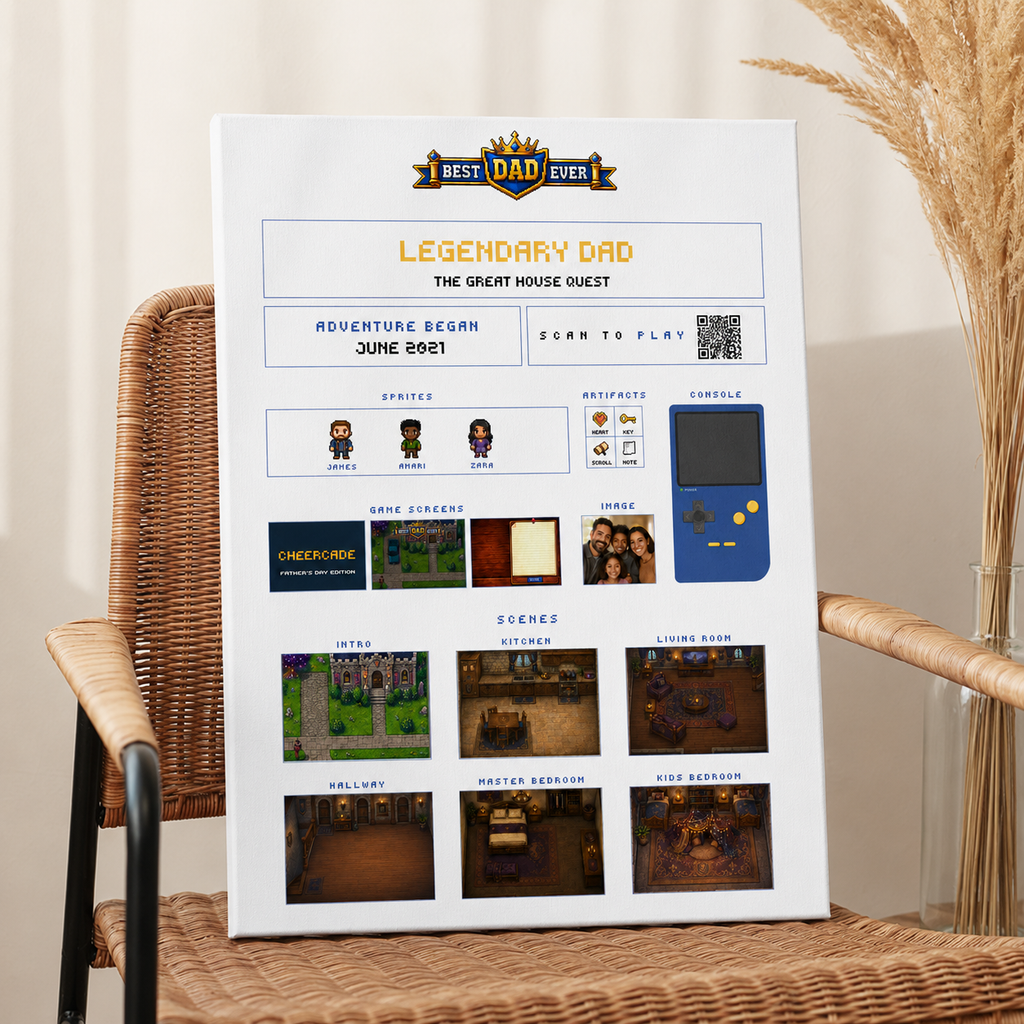 Legendary Dad — Game + Canvas
